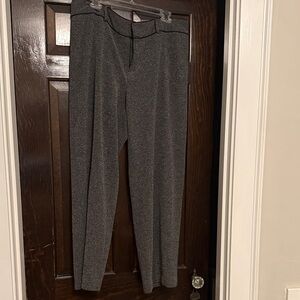 Coldwater Creek Charcoal Textured Trousers